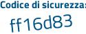 Il Codice di sicurezza è 5b7496d il tutto attaccato senza spazi