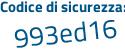 Il Codice di sicurezza è 919a485 il tutto attaccato senza spazi