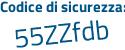 Il Codice di sicurezza è 196c9dZ il tutto attaccato senza spazi