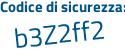 Il Codice di sicurezza è 7 segue 6883c1 il tutto attaccato senza spazi