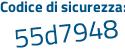Il Codice di sicurezza è a7593a2 il tutto attaccato senza spazi