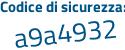 Il Codice di sicurezza è 3 poi Zdb95a il tutto attaccato senza spazi