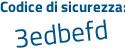 Il Codice di sicurezza è b continua con 32b143 il tutto attaccato senza spazi