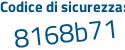 Il Codice di sicurezza è a6a poi 584c il tutto attaccato senza spazi