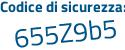 Il Codice di sicurezza è ce3 segue 7ecd il tutto attaccato senza spazi