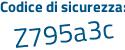 Il Codice di sicurezza è 6d5619c il tutto attaccato senza spazi