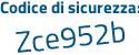 Il Codice di sicurezza è 46da continua con 1cd il tutto attaccato senza spazi