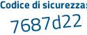 Il Codice di sicurezza è fdced continua con e7 il tutto attaccato senza spazi