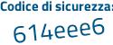 Il Codice di sicurezza è Z poi 26ddZd il tutto attaccato senza spazi