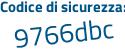 Il Codice di sicurezza è b3b4 poi d5f il tutto attaccato senza spazi