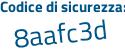 Il Codice di sicurezza è f3 poi 88998 il tutto attaccato senza spazi