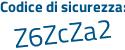 Il Codice di sicurezza è 1 continua con 2bbfcf il tutto attaccato senza spazi