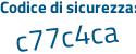 Il Codice di sicurezza è 3c continua con cef4b il tutto attaccato senza spazi