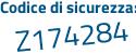 Il Codice di sicurezza è 42c segue cedc il tutto attaccato senza spazi
