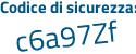 Il Codice di sicurezza è 2 poi 482c97 il tutto attaccato senza spazi