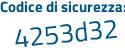 Il Codice di sicurezza è de49dfb il tutto attaccato senza spazi