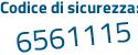 Il Codice di sicurezza è 99 continua con 7d7dc il tutto attaccato senza spazi