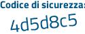 Il Codice di sicurezza è 2bb8 continua con 263 il tutto attaccato senza spazi