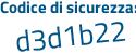 Il Codice di sicurezza è 8Z4494d il tutto attaccato senza spazi