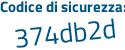Il Codice di sicurezza è cdcZZ continua con 9f il tutto attaccato senza spazi