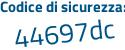Il Codice di sicurezza è 32 poi b5c21 il tutto attaccato senza spazi