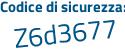 Il Codice di sicurezza è abbd5af il tutto attaccato senza spazi