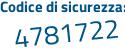 Il Codice di sicurezza è 8c4ba88 il tutto attaccato senza spazi