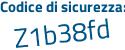Il Codice di sicurezza è 3b segue 487b6 il tutto attaccato senza spazi