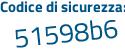 Il Codice di sicurezza è d continua con 9c5355 il tutto attaccato senza spazi