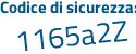 Il Codice di sicurezza è a segue 881e91 il tutto attaccato senza spazi