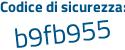 Il Codice di sicurezza è 8 poi 584d46 il tutto attaccato senza spazi