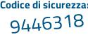 Il Codice di sicurezza è adac1 segue cc il tutto attaccato senza spazi