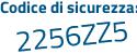 Il Codice di sicurezza è 31ff continua con 52f il tutto attaccato senza spazi