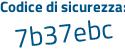 Il Codice di sicurezza è 25163 poi 38 il tutto attaccato senza spazi