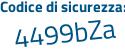 Il Codice di sicurezza è 4fd15d9 il tutto attaccato senza spazi