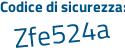 Il Codice di sicurezza è a958a continua con 92 il tutto attaccato senza spazi