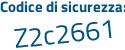 Il Codice di sicurezza è 82185 poi ff il tutto attaccato senza spazi