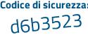 Il Codice di sicurezza è 97f9771 il tutto attaccato senza spazi