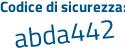 Il Codice di sicurezza è 646b5a1 il tutto attaccato senza spazi