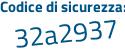 Il Codice di sicurezza è fcf poi 33ac il tutto attaccato senza spazi