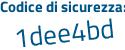 Il Codice di sicurezza è 91c8aa7 il tutto attaccato senza spazi