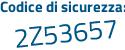 Il Codice di sicurezza è 3 continua con 1143b2 il tutto attaccato senza spazi