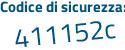 Il Codice di sicurezza è 72 continua con aba2c il tutto attaccato senza spazi