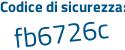 Il Codice di sicurezza è 8ac4 poi Z88 il tutto attaccato senza spazi
