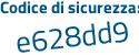 Il Codice di sicurezza è 98 segue 18695 il tutto attaccato senza spazi