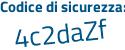 Il Codice di sicurezza è 38b5 poi cf5 il tutto attaccato senza spazi