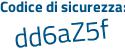 Il Codice di sicurezza è 99c8c5Z il tutto attaccato senza spazi