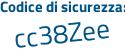 Il Codice di sicurezza è d segue 9cbb6d il tutto attaccato senza spazi