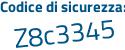 Il Codice di sicurezza è f poi 85e2de il tutto attaccato senza spazi