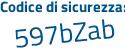 Il Codice di sicurezza è b9 poi c87e3 il tutto attaccato senza spazi